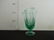 Two Green Fenton One 8 inch Vase, One 7 inche Vase, - 3