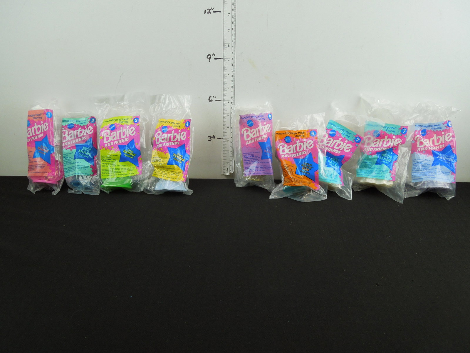 McDonald's Happy Meal Toys Set of 7 "Barbie and: McDonald's Happy Meal Toys Set of 7 "Barbie and Friends" Toys from 1994; Plus One Extra #7