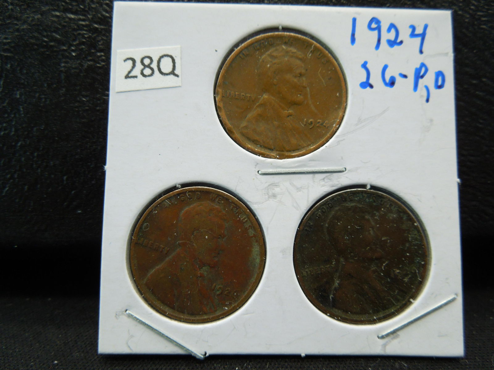 1924, 26 PD Wheat Cents (1 of 8)