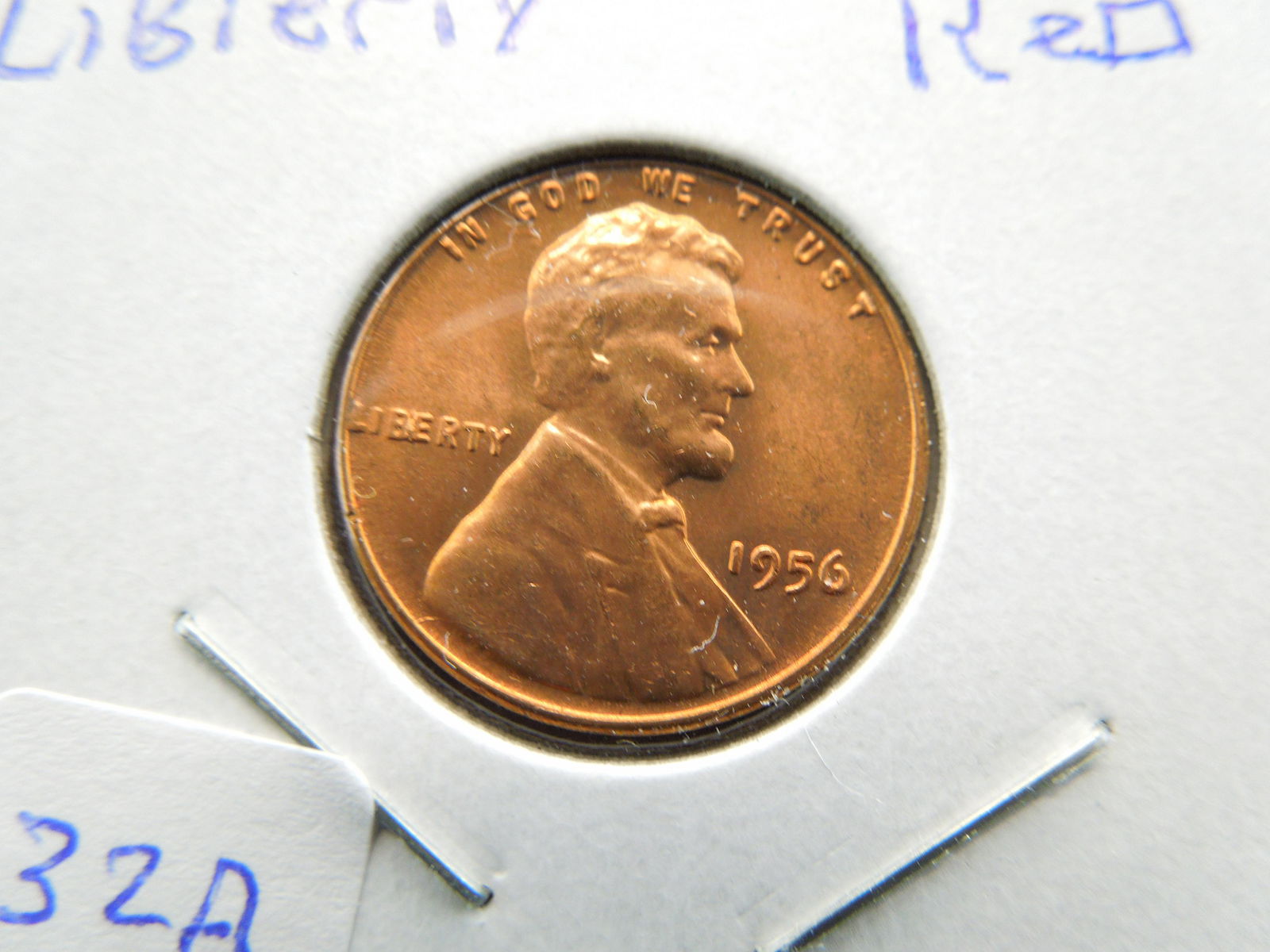 ERROR ALERT.  1956 Lincoln Cent with “Libierty” instead (1 of 3)