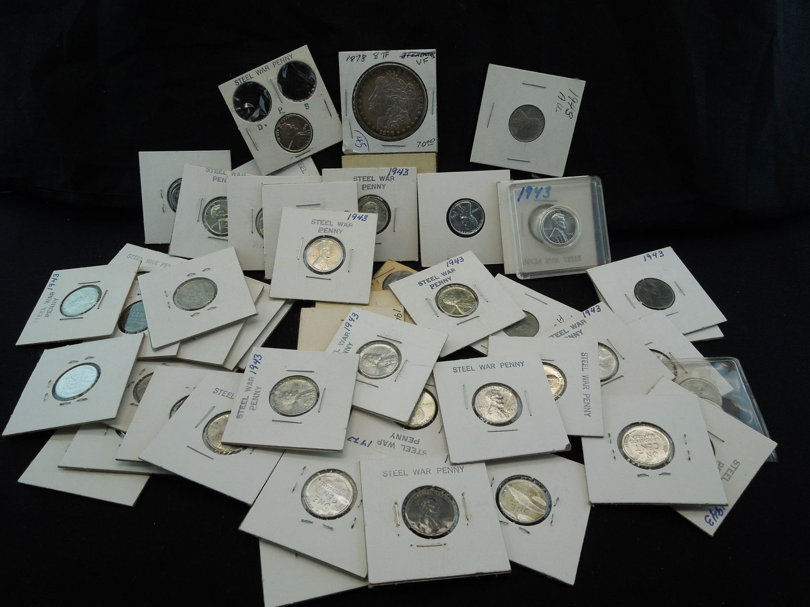 Lot of 50 1943 War Time Steel Lincoln Head Cents. (1 of 5)