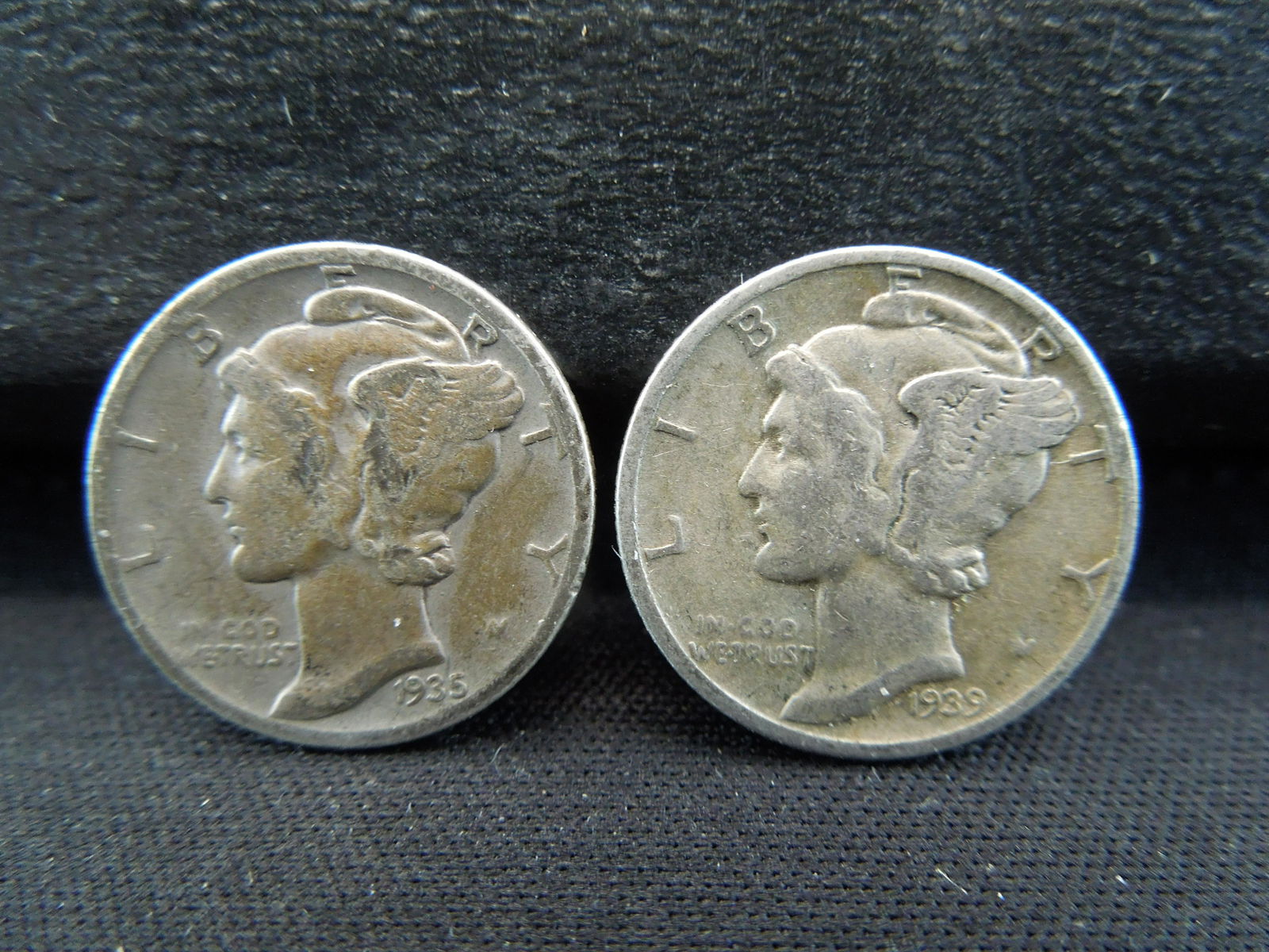 1935 & 1939 SILVER (90%) MERCURY DIMES! (1 of 2)