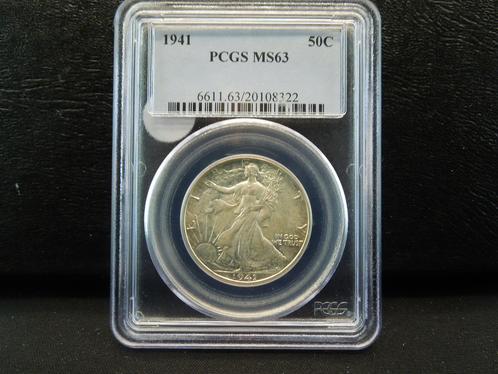 1941 Walking Liberty 50c.  PCGS MS63. (1 of 4)