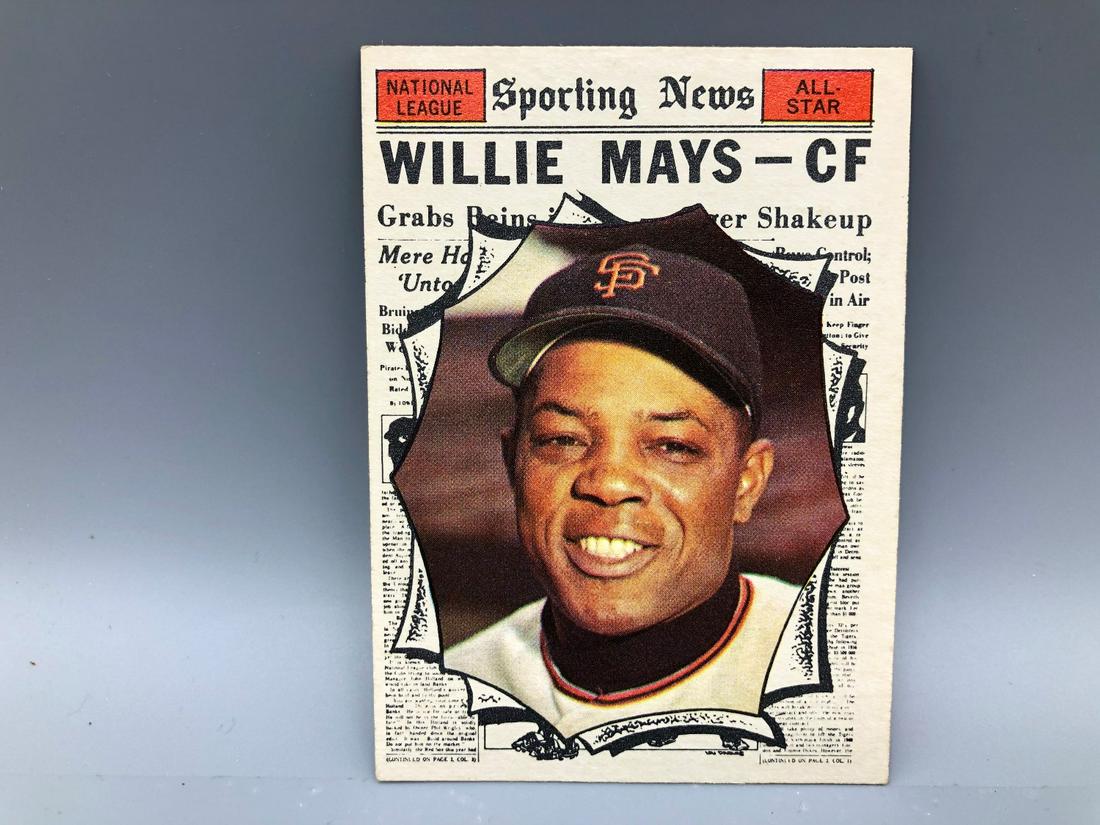 1961 Topps Willie Mays #579 HOF: 1961 Topps Willie Mays #579 HOF