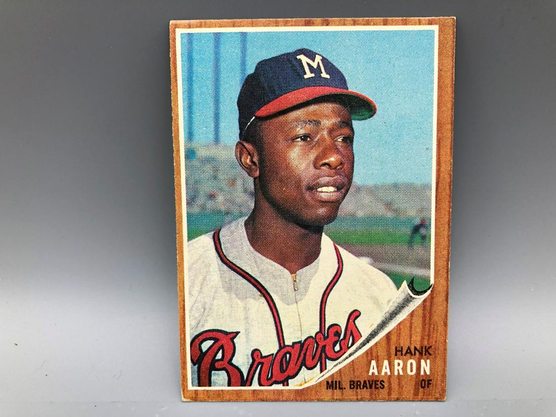 1962 Topps Hank Aaron #320 HOF (1 of 2)