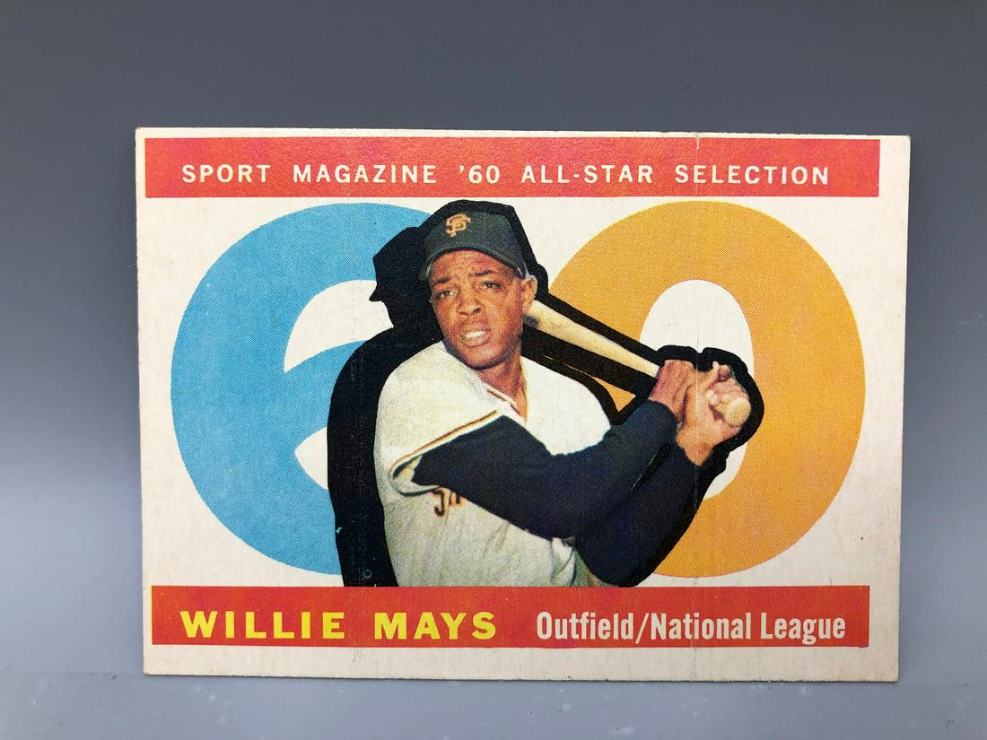 1960 Topps Willie Mays #564 HOF: 1960 Topps Willie Mays #564 HOF