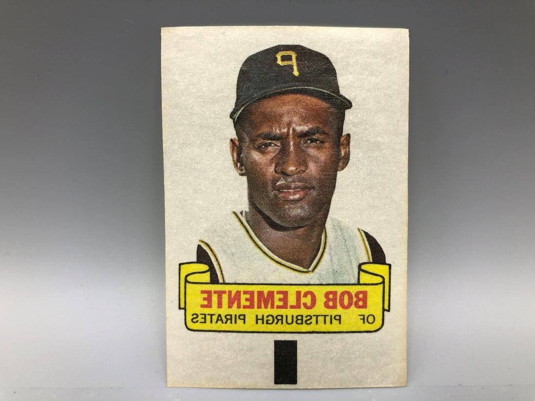 1966 Topps Rub Off Roberto Clemente HOF (1 of 2)
