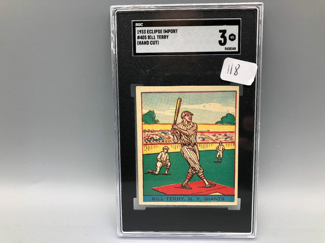 1933 Eclipse Import Bill Terry #405 SGC 3 VG RARE!! (1 of 2)