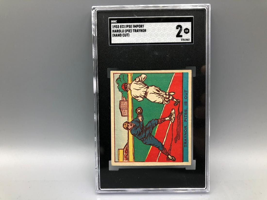 1933 Elipse Import Pie Traynor SGC 2 HOF Very Scarce (1 of 2)