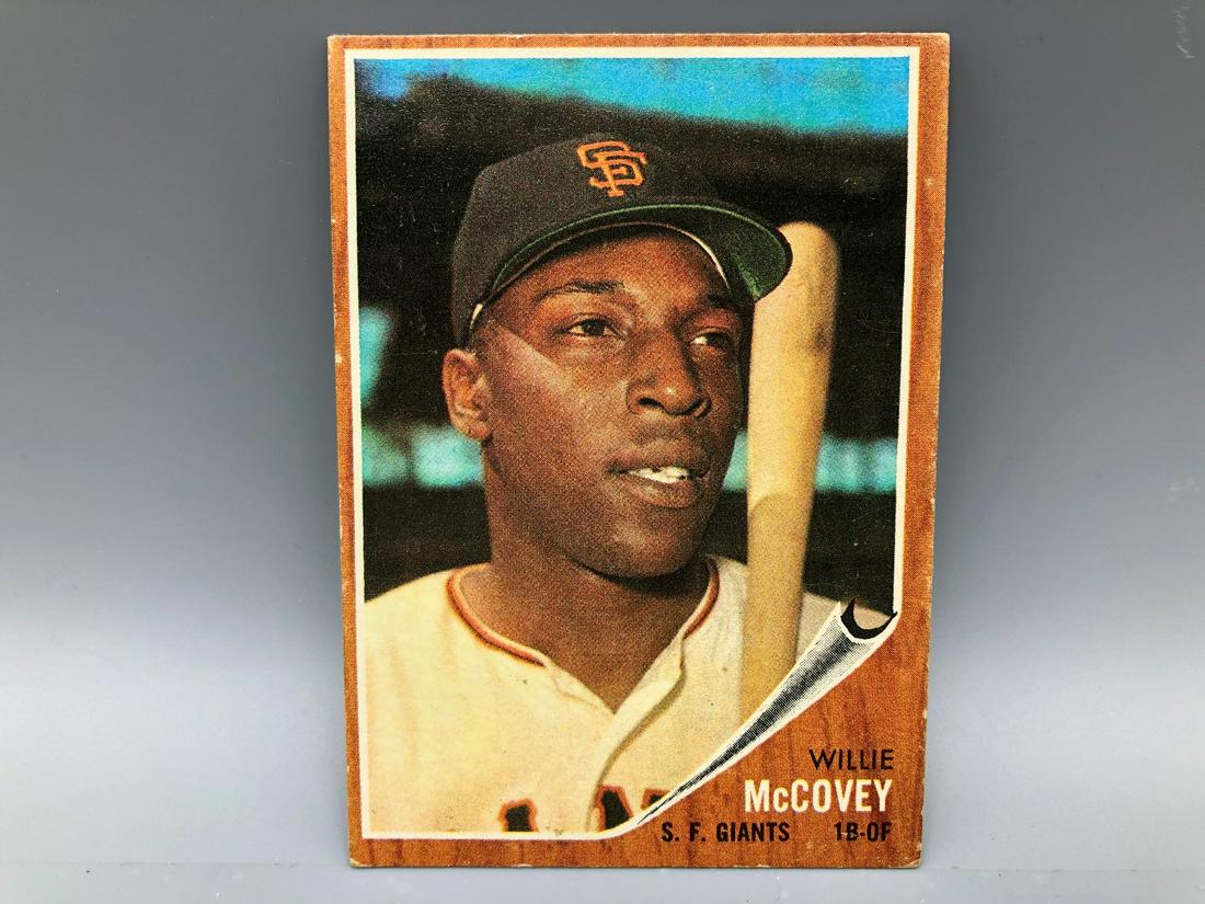 1962 Topps Willie McCovey #544 HOF: 1962 Topps Willie McCovey #544 HOF