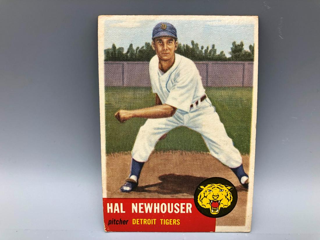 1953 Topps Hal Newhouser #228 HOF (1 of 2)