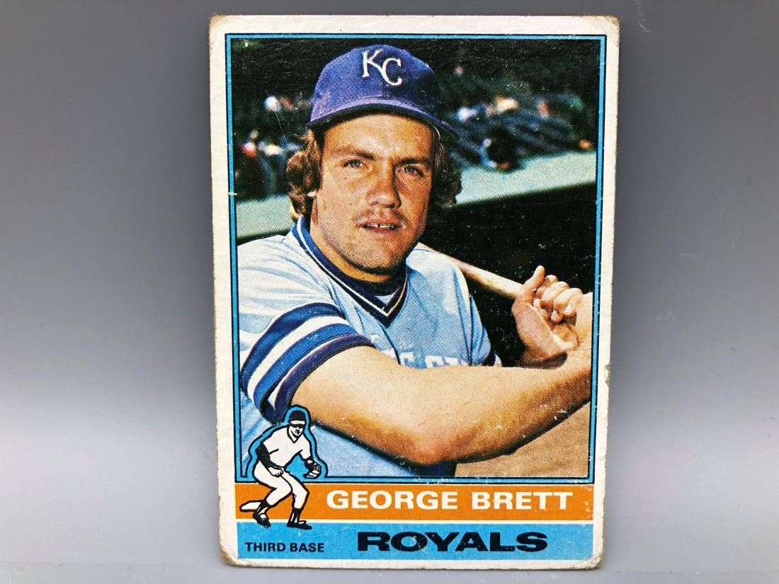1976 Topps George Brett #19 2nd Year Card HOF: 1976 Topps George Brett #19 2nd Year Card HOF