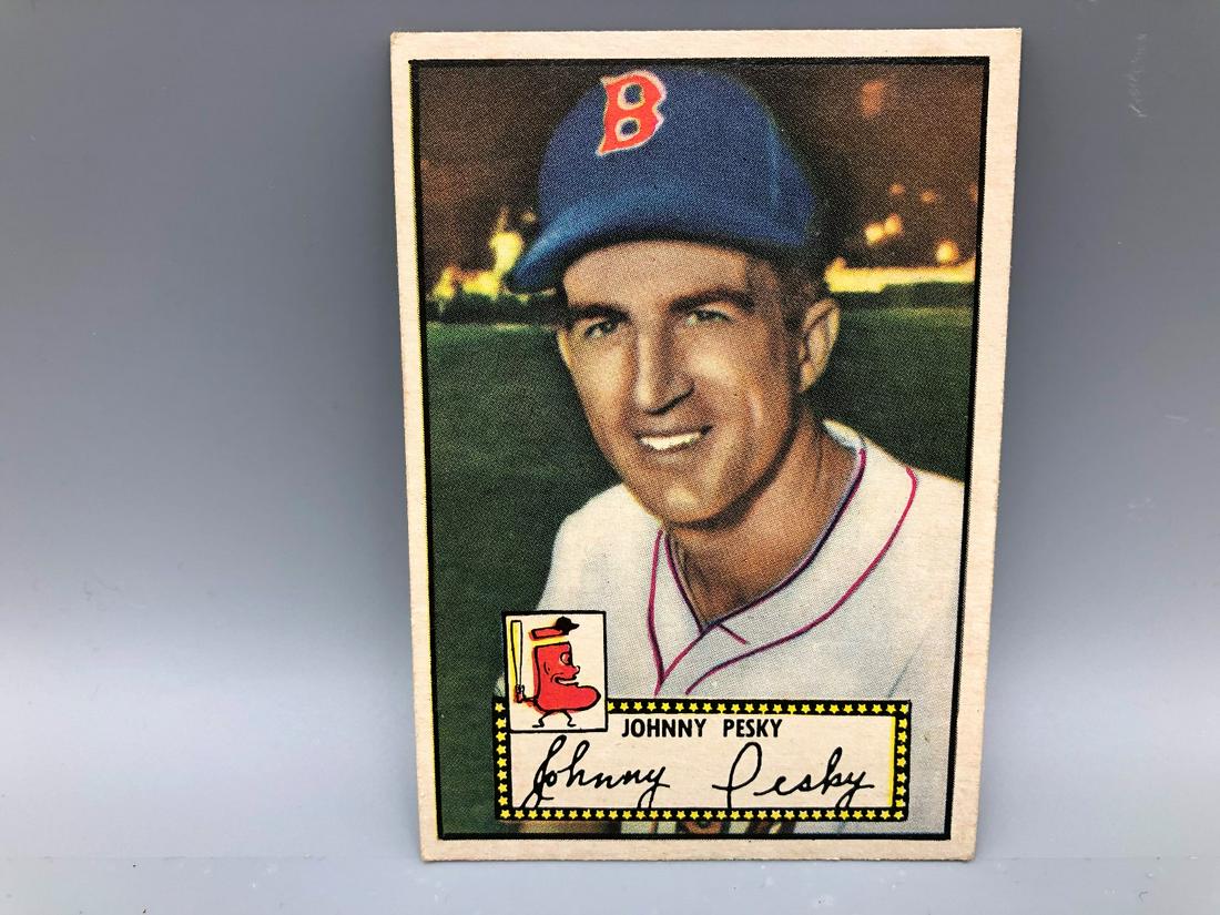 1952 Topps Johnny Pesky #15 Tougher First Series (1 of 2)