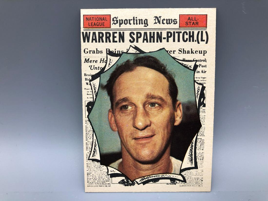 1961 Topps Warren Spahn #589 HOF (1 of 3)
