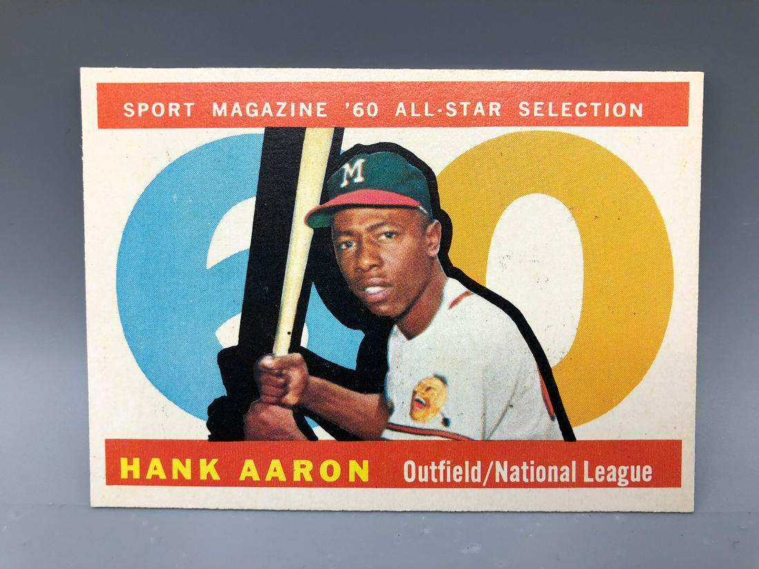 1960 Topps Hank Aaron #566 HOF (1 of 2)