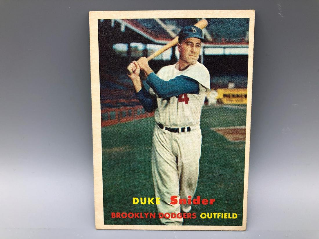 1957 Topps Duke Snider #170: 1957 Topps Duke Snider #170