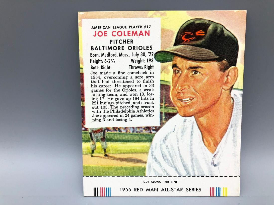 1955 Red Man Joe Coleman #17 (1 of 2)