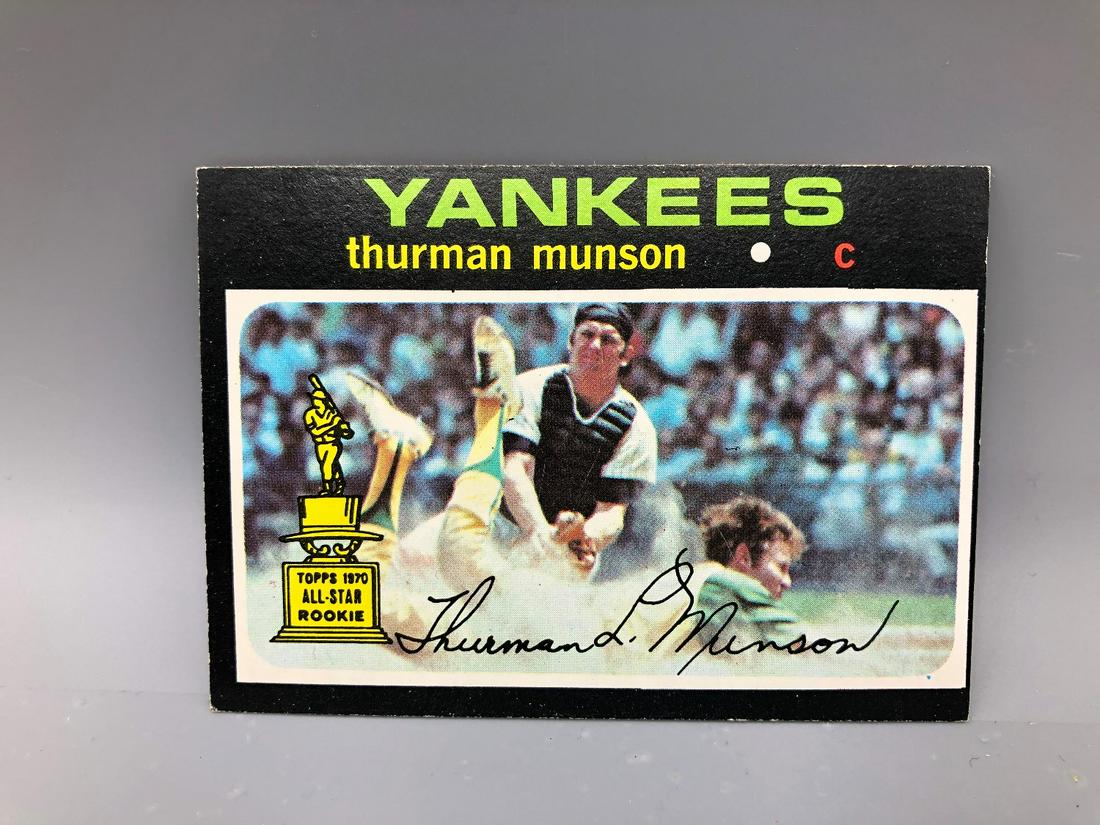 1971 Topps Thurman Munson #5 (1 of 2)