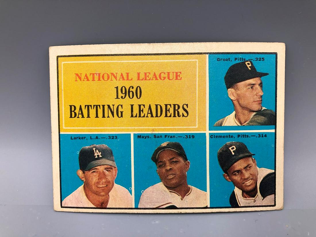 1961 Topps #41 Mays/Clemente (1 of 2)