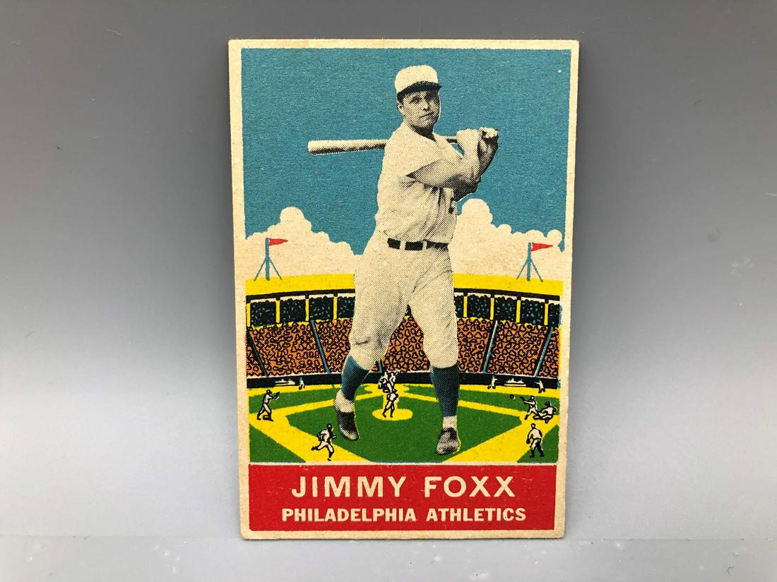 1933 Delong Jimmy Foxx Nice and Rare! The National: 1933 Delong Jimmy Foxx Nice and Rare! The National League Babe Ruth