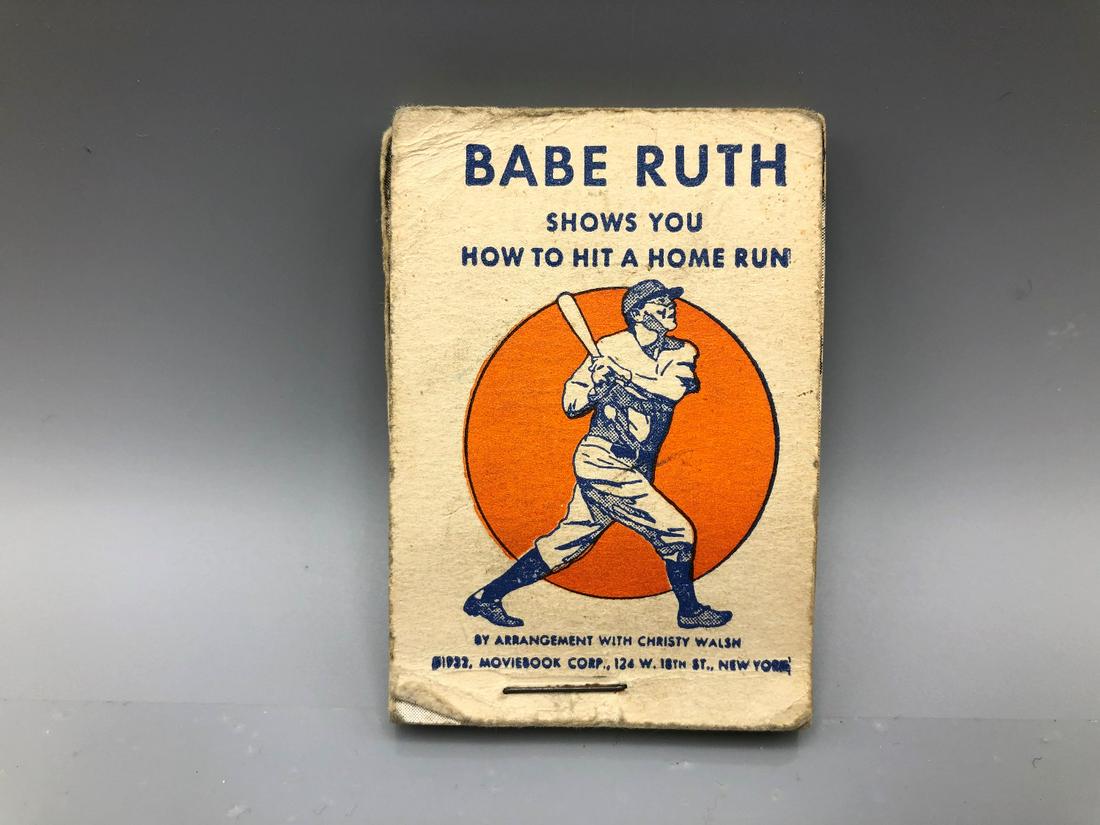 Babe Ruth Wheaties Booklet How To Hit a Home Run. A Few: Babe Ruth Wheaties Booklet How To Hit a Home Run. A Few Pages Are Broke Away But Still decent