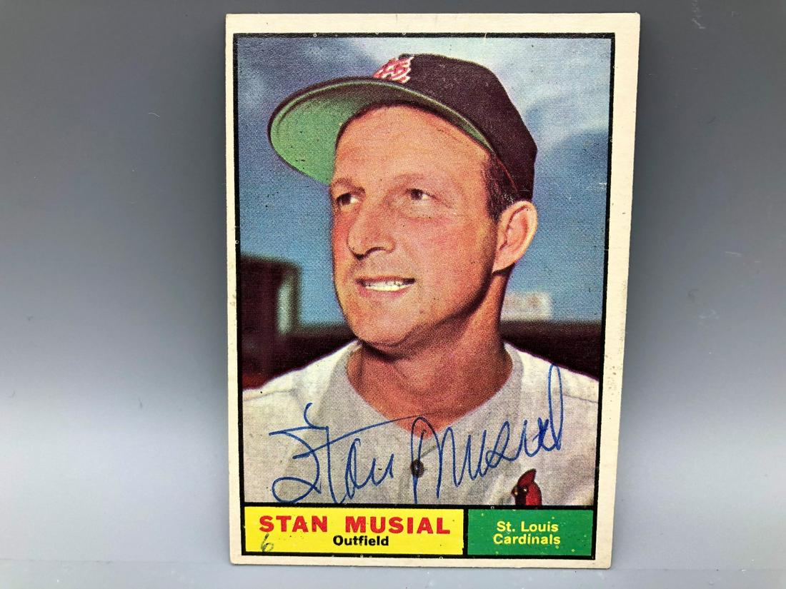 1961 Topps Stan Musial #290 Signed No COA (1 of 2)