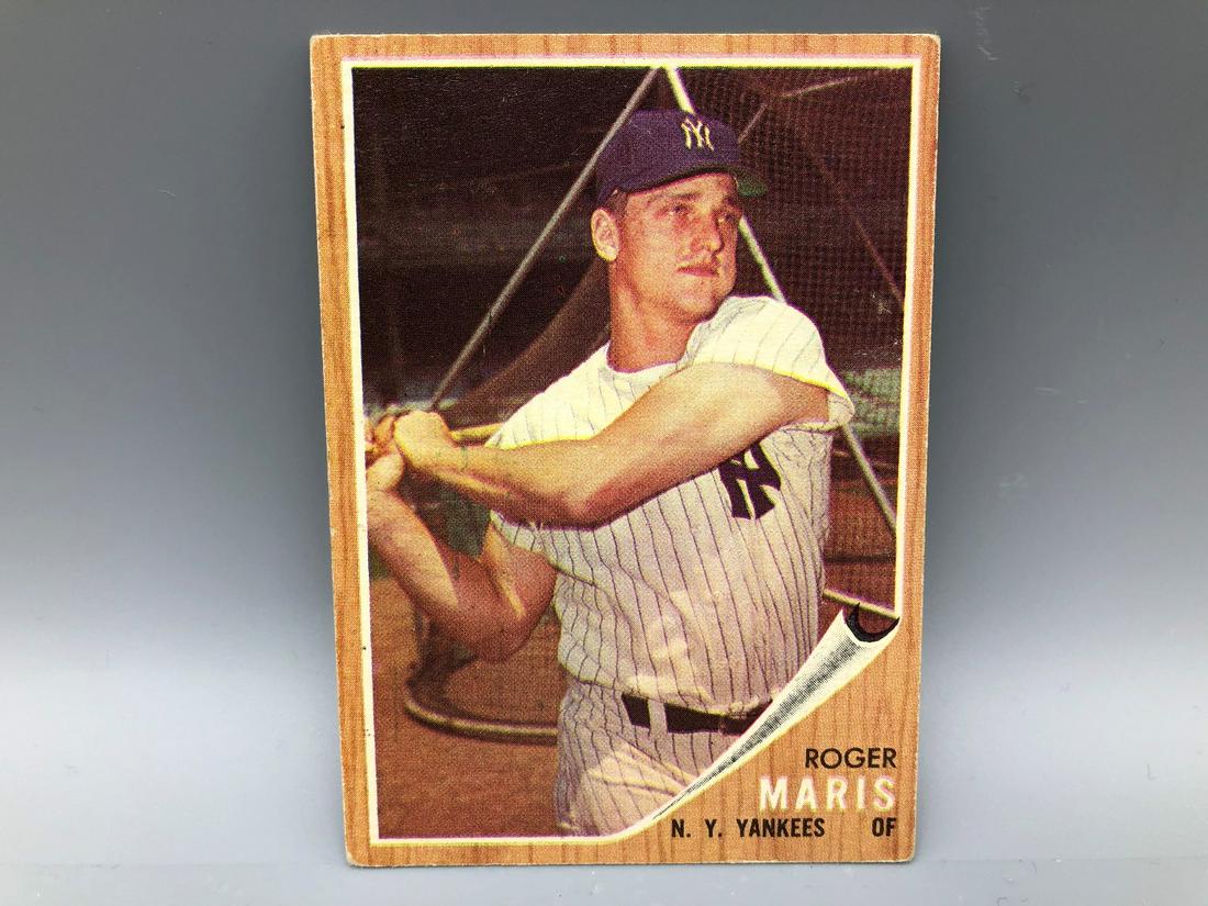 1962 Topps Roger Maris #1 Key Card to Find (1 of 2)