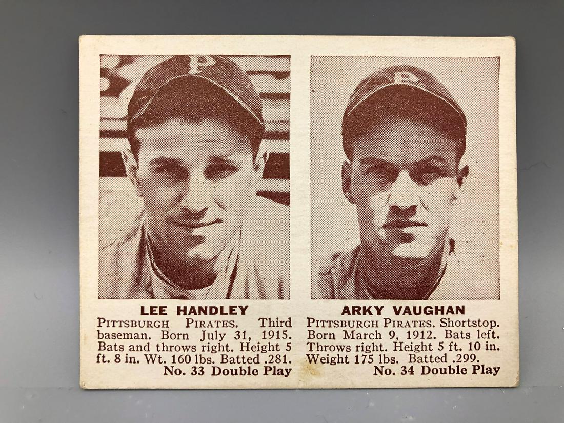 1941 Double Play Handley/Vaughan HOF (1 of 2)