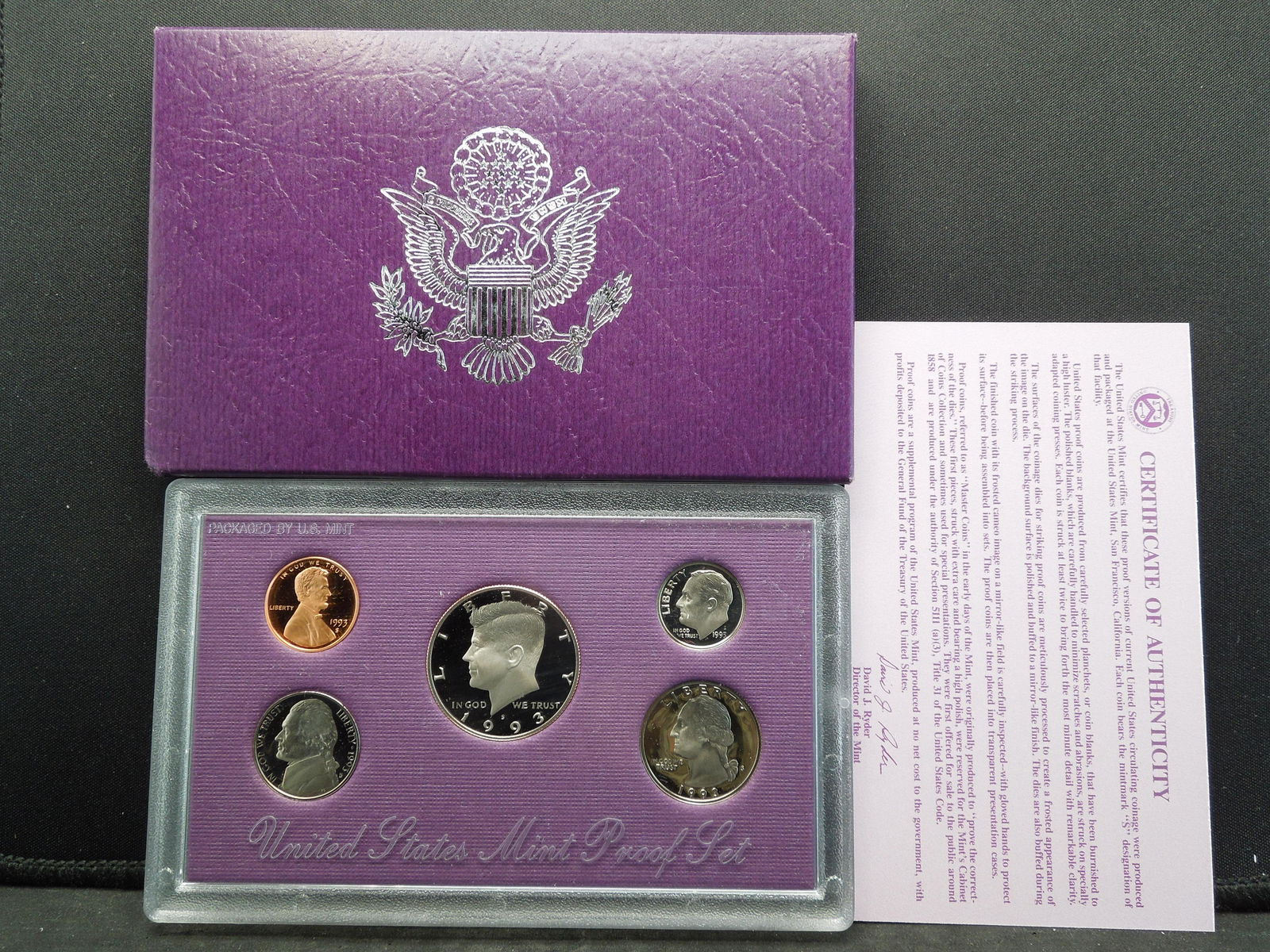 1993 US Mint UNC Proof Set (1 of 3)