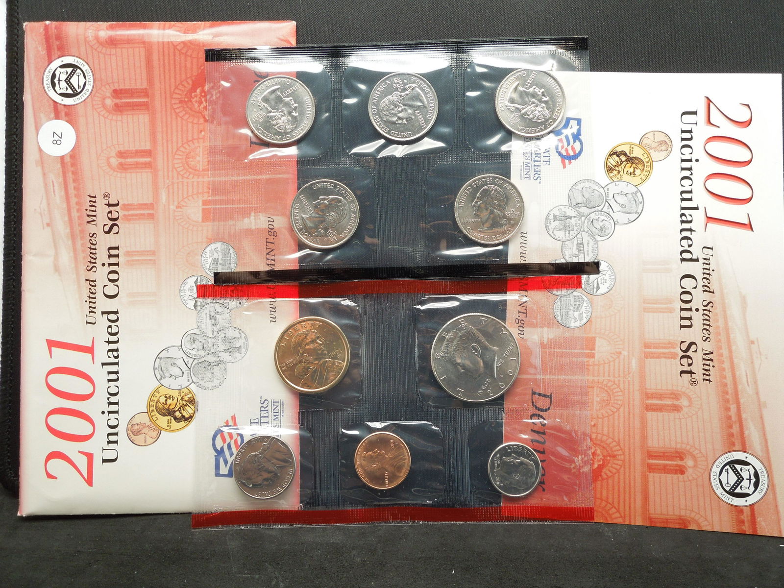 2001 D US Mint UNC Coin Set (1 of 5)