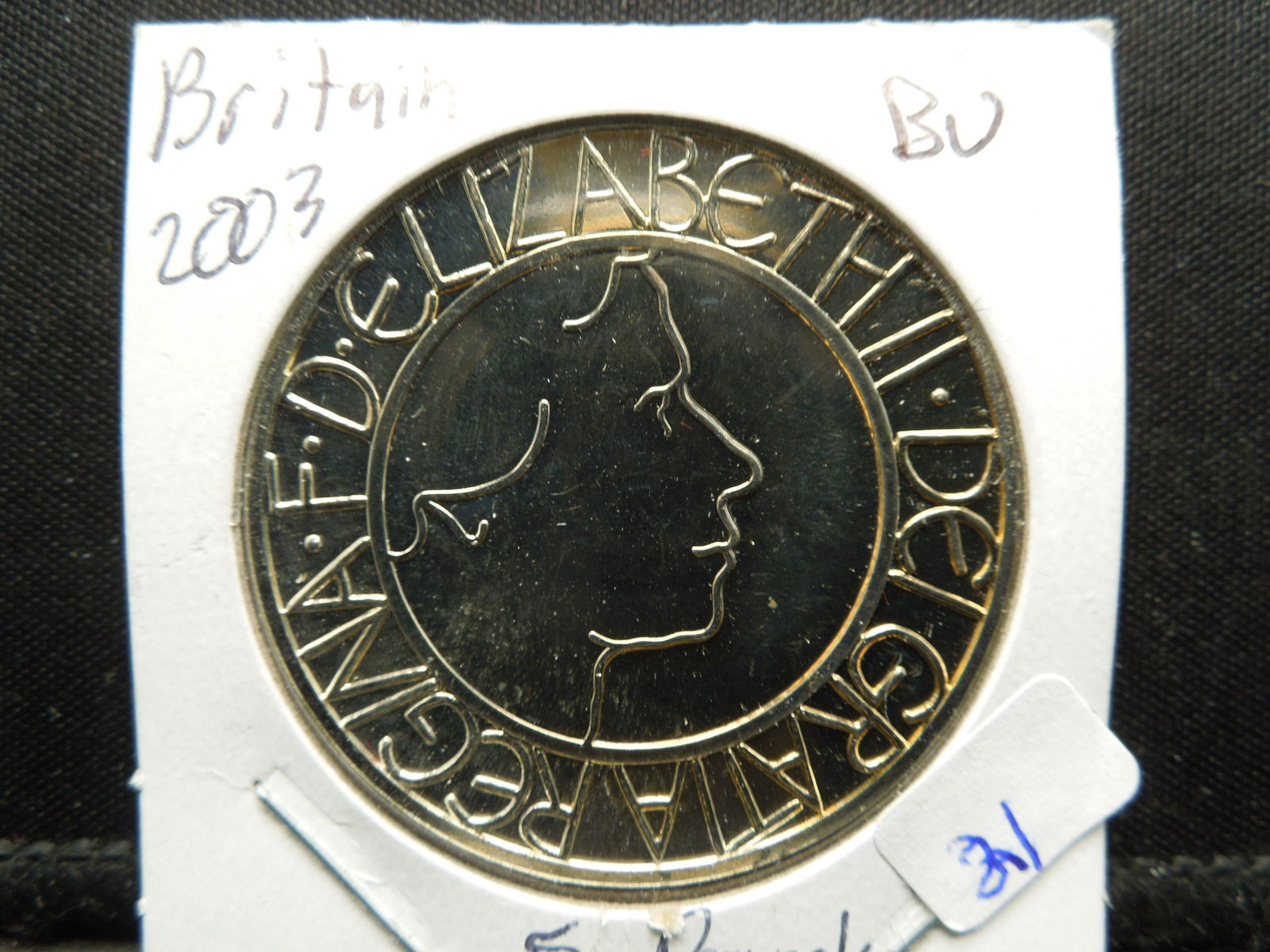 2003 Great Britain 5 Pounds.   GEM BU (1 of 3)
