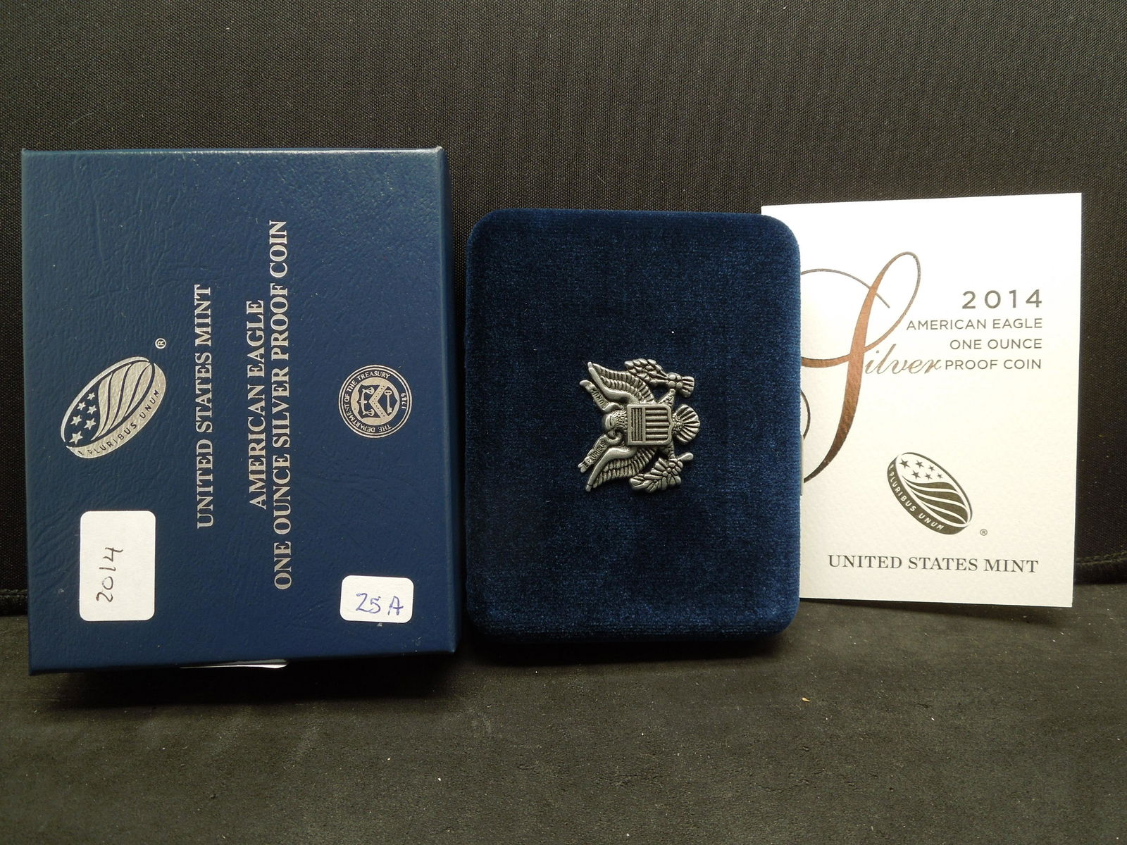 2014 W American Silver Eagle in US Mint Box.  GEM Proof (1 of 4)