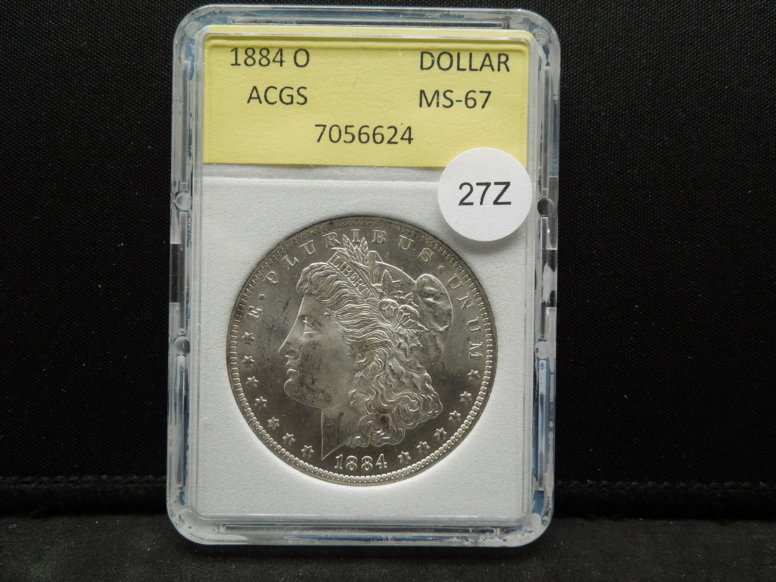 1884 O Morgan Dollar ACGS MS67 (1 of 4)