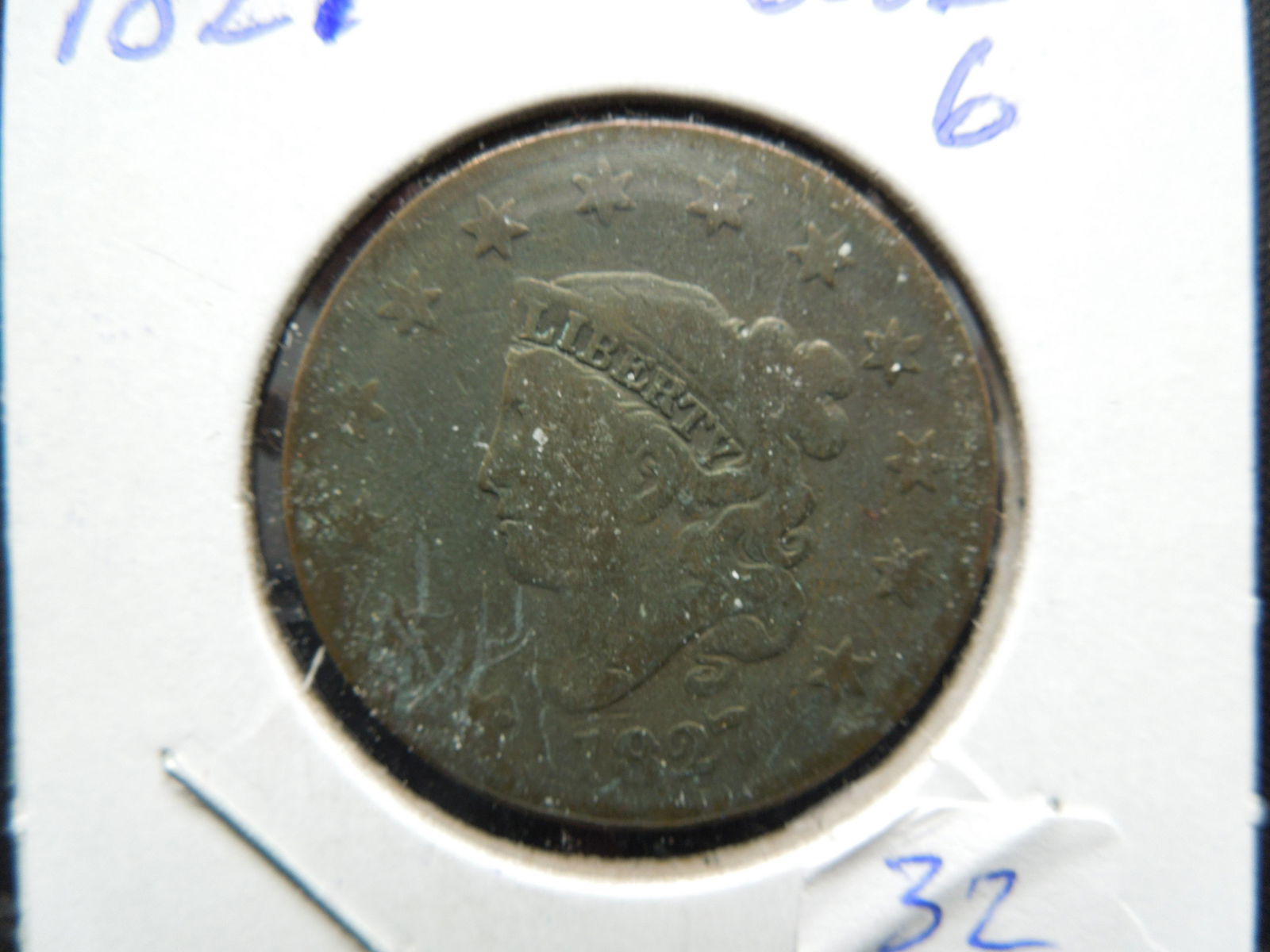 1827 US Large Cent.  Good 6. (1 of 3)