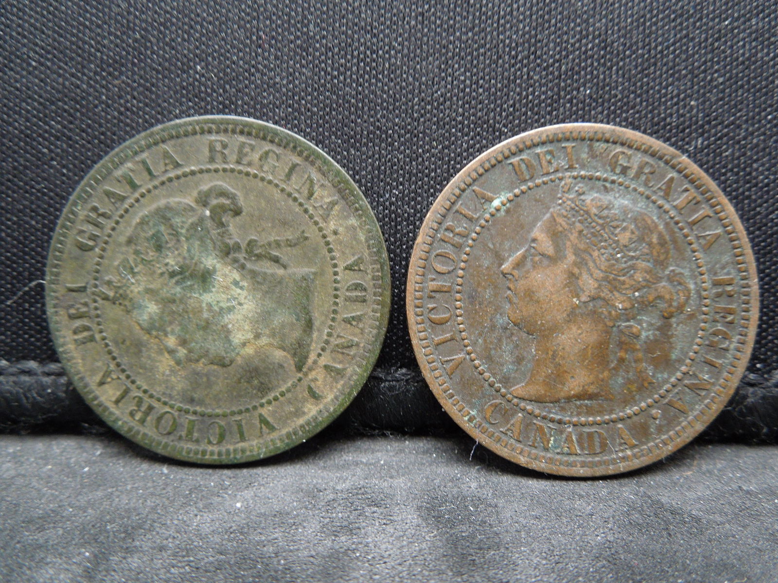 (2) CANADIAN CENTS (1884/1888) (1 of 2)