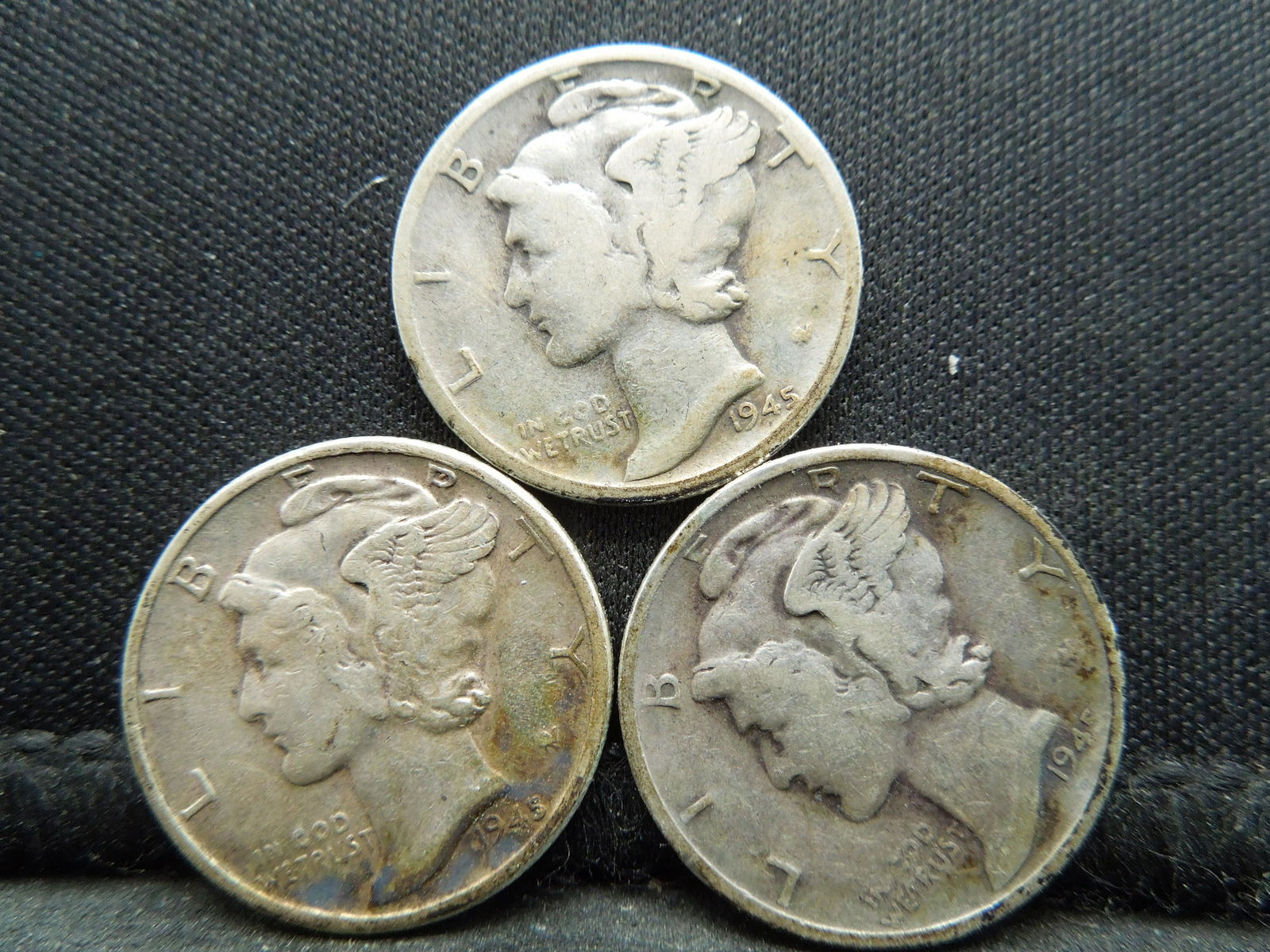 1945 PDS Mercury Dimes (1 of 2)