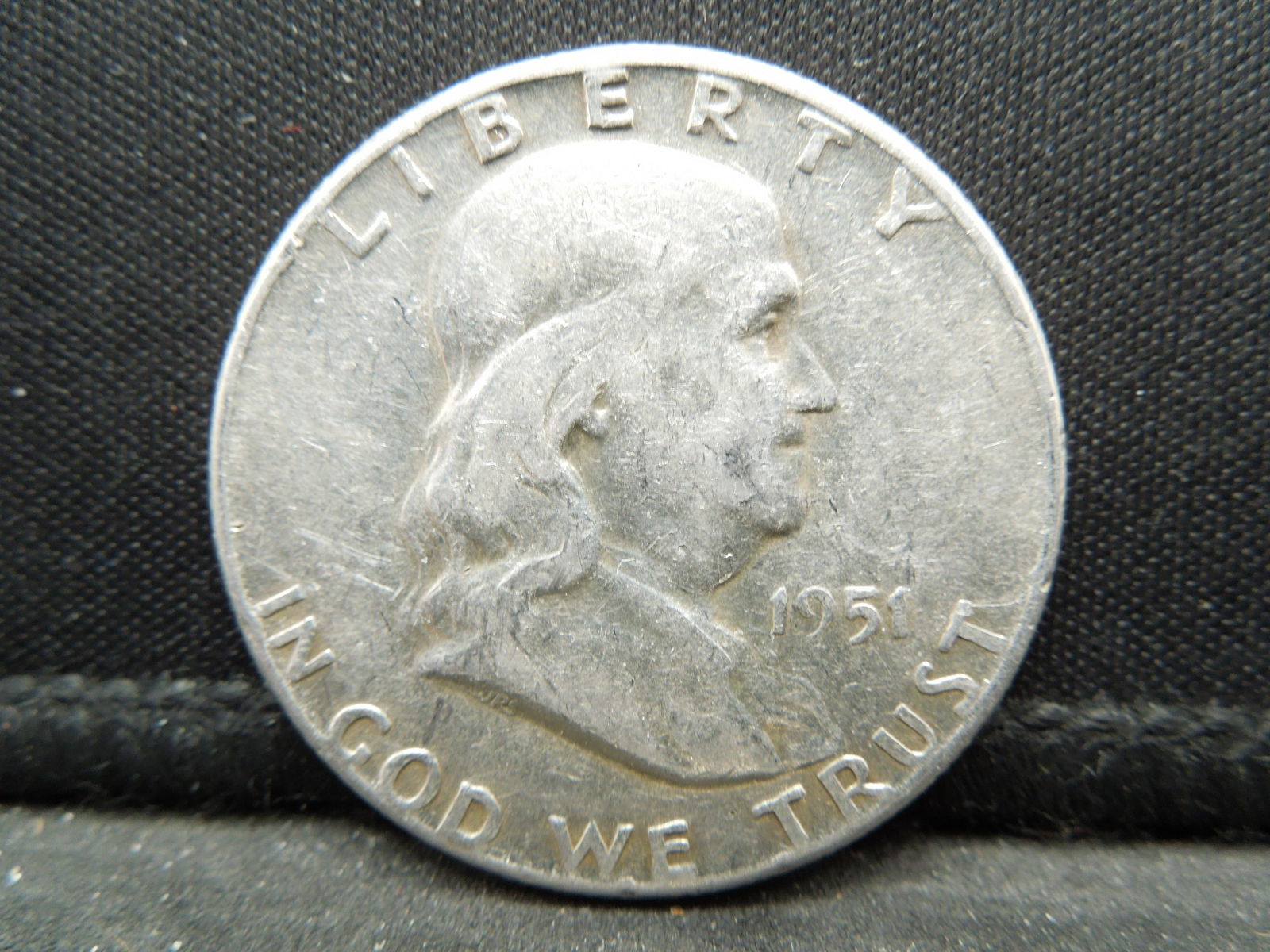1951 SILVER (90%) FRANKLIN HALF, (1 of 2)