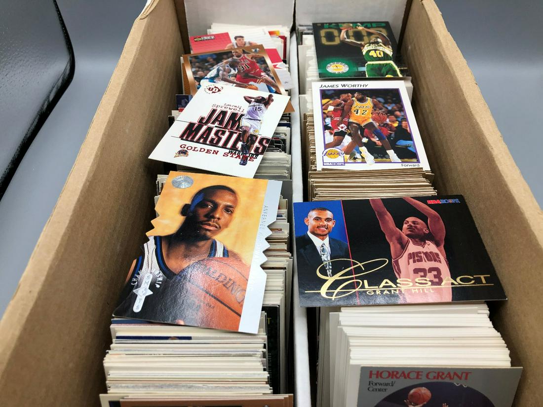 Shoebox of 1990's Basketball Cards (1 of 1)