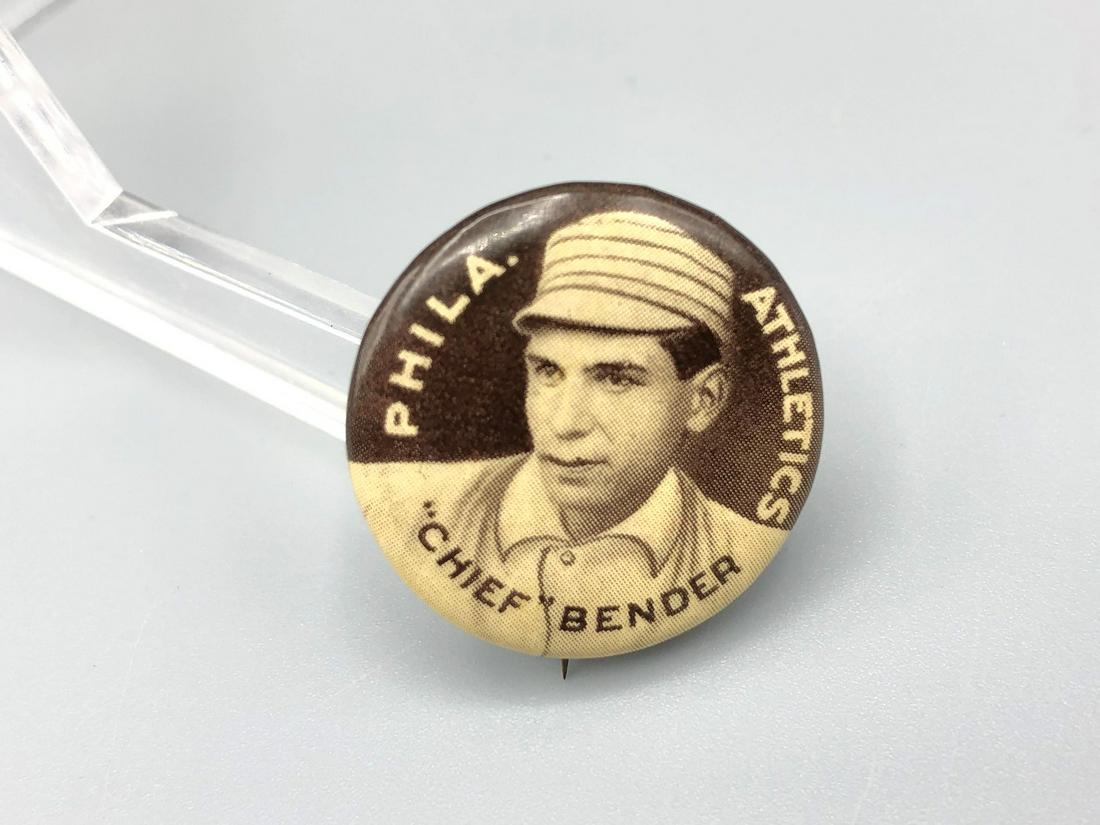 1910 Chief Bender Sweet Caporal Pins P2 Scarce!! HOF: 1910 Chief Bender Sweet Caporal Pins P2 Scarce!! HOF