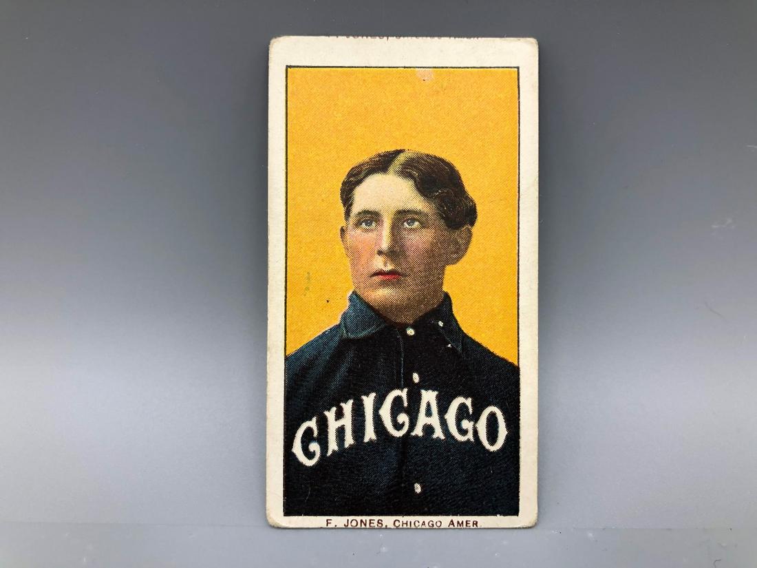 1909 T206 Fielder Jones Portrait - Piedmont Back (1 of 2)