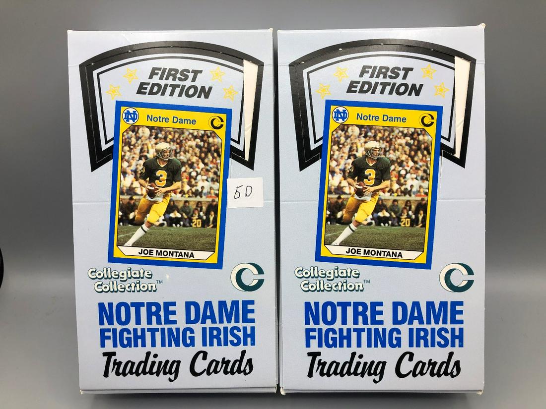 Lot of 2 Unopened Boxes of Notre Dame First Edition (1 of 2)