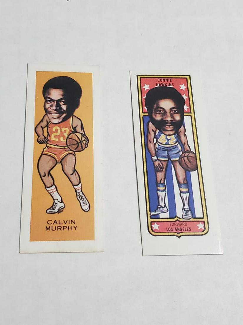 Nabisco Sugar Daddy Baskeball Pair - 1974 Calvin Murphy: Nabisco Sugar Daddy Baskeball Pair - 1974 Calvin Murphy & 1975 Connie Hawkins