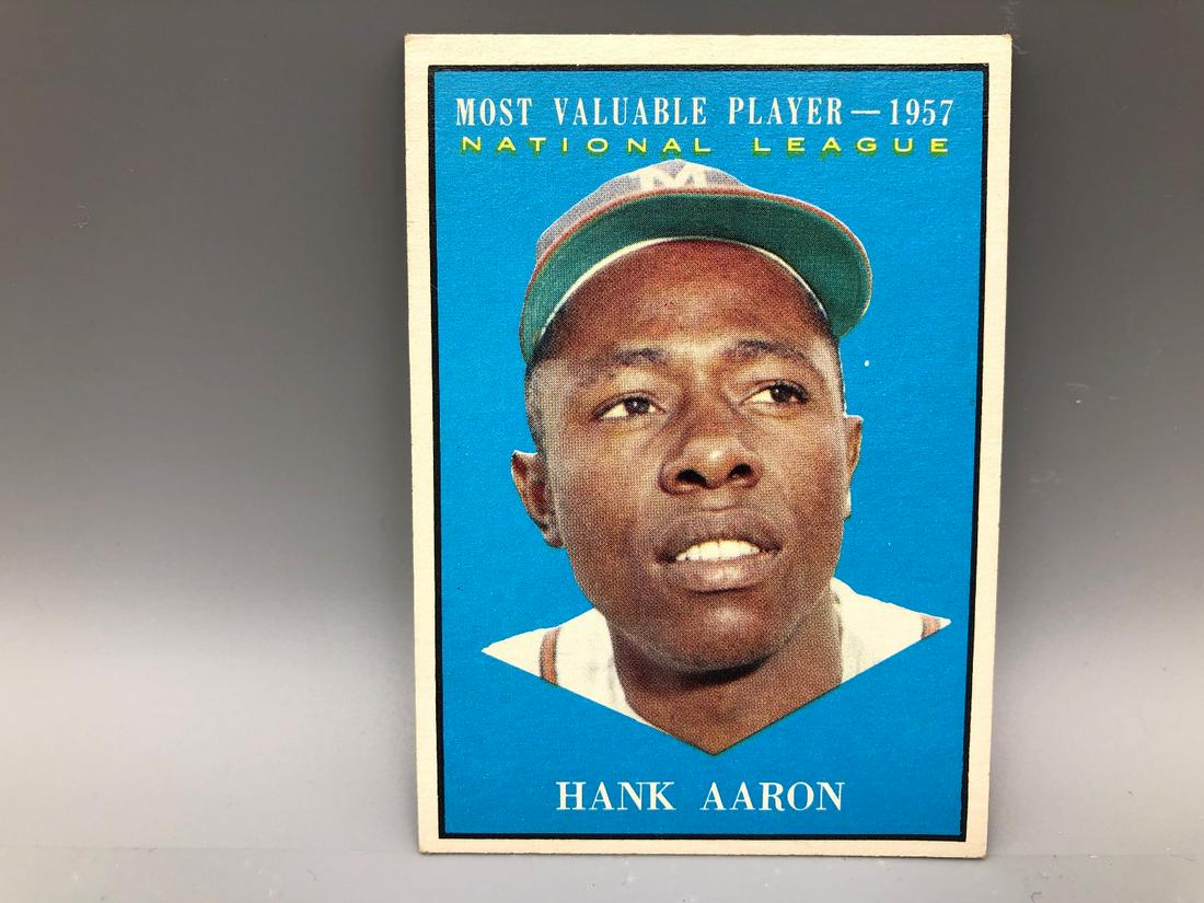 1961 Topps Hank Aaron #484 HOF: 1961 Topps Hank Aaron #484 HOF