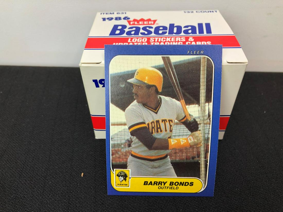 1986 Fleer Update Baseball Complete Set - Barry Bonds (1 of 1)