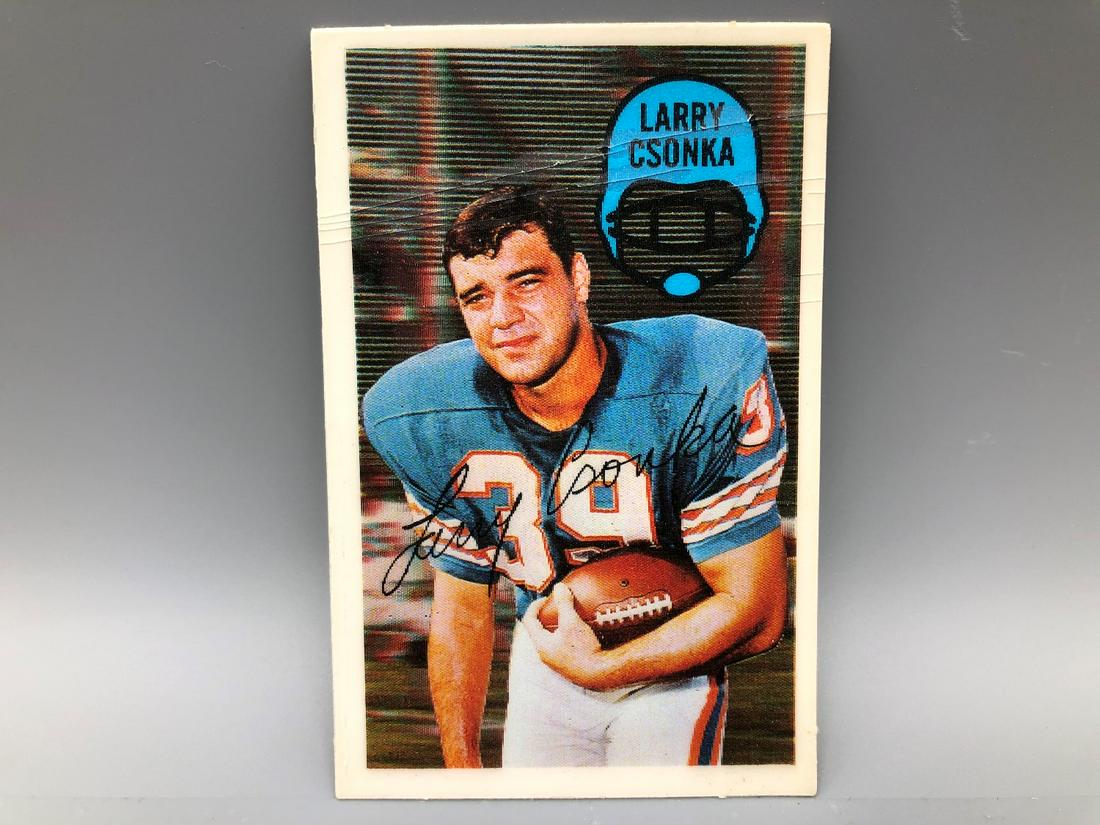 1970 Kellogg's 3-D Super Stars Larry Csonka #41 (1 of 2)