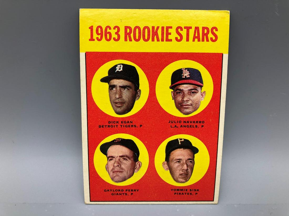 1963 Topps Rookie Stars #169 - Gaylord Perry RC: 1963 Topps Rookie Stars #169 - Gaylord Perry RC