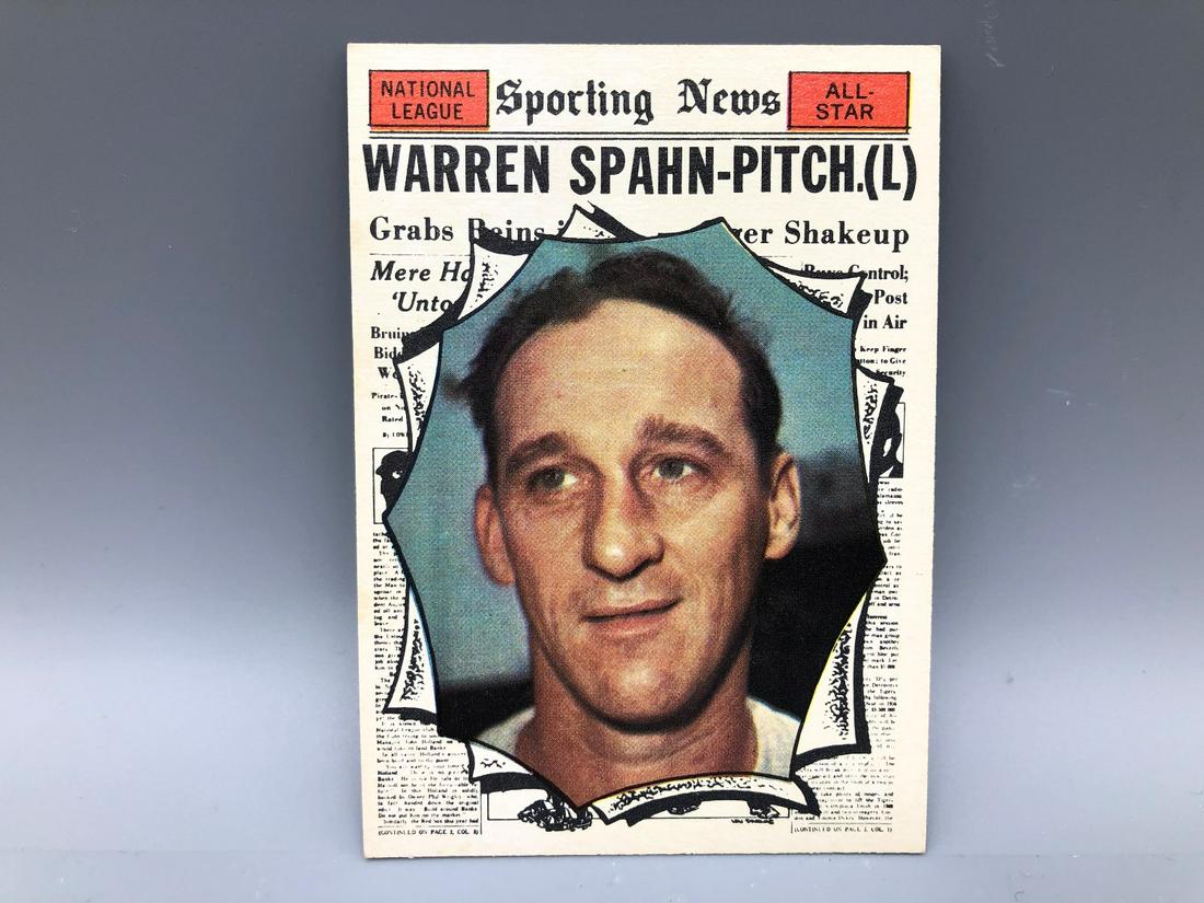 1961 Topps Warren Spahn #589 HOF (1 of 2)