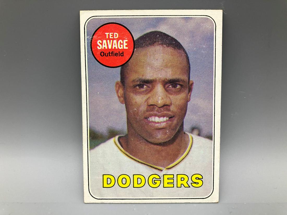 1969 Topps Ted Savage #471 White Letters variation Rare: 1969 Topps Ted Savage #471 White Letters variation Rare