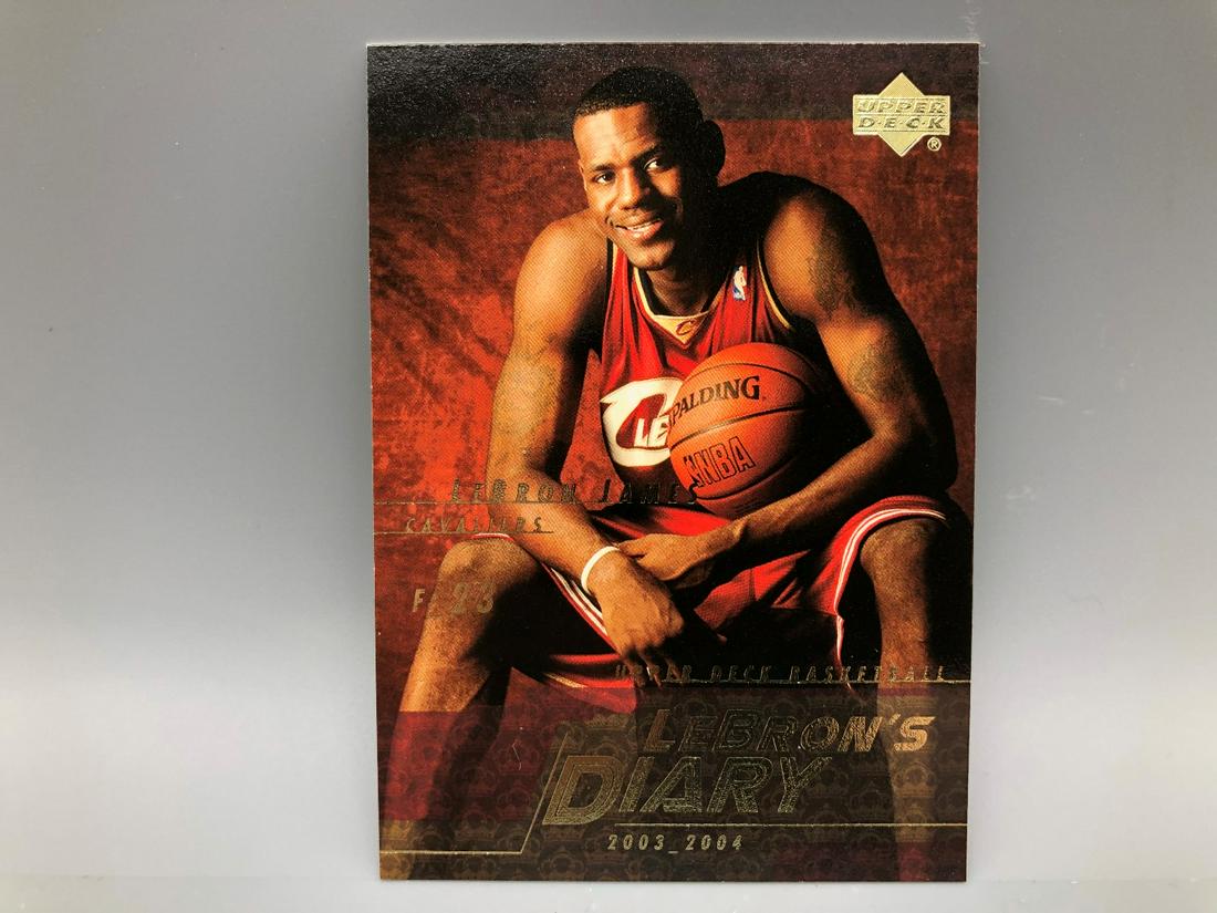 2003-04 Upper Deck LeBron James LeBron's Diary #LJ11 - (1 of 2)