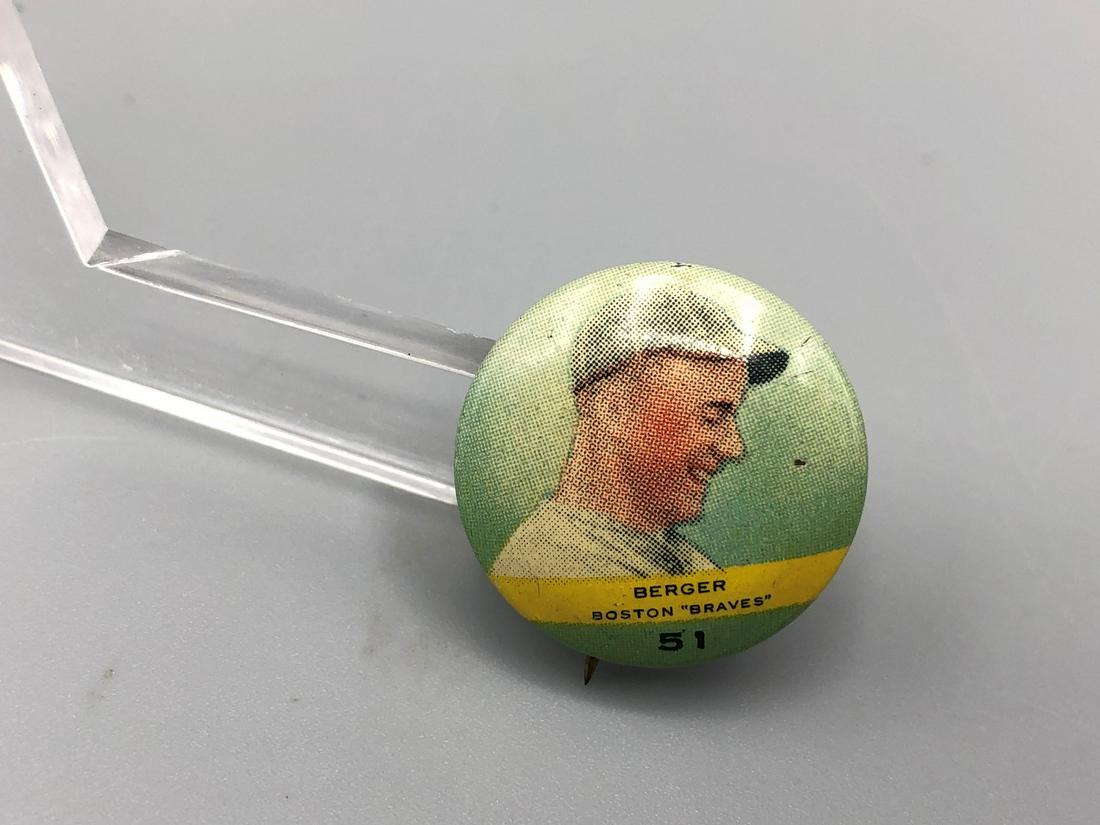 1932 Orbit Gum Pin Berger: 1932 Orbit Gum Pin Berger